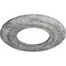 Ekena Millwork Claremont Medallion (Canopies up to 5 5/8"), 9"OD x 4 1/2"ID x 1/2"P, Ultra Pure White Crackle CM09CLUWC - alternate 5